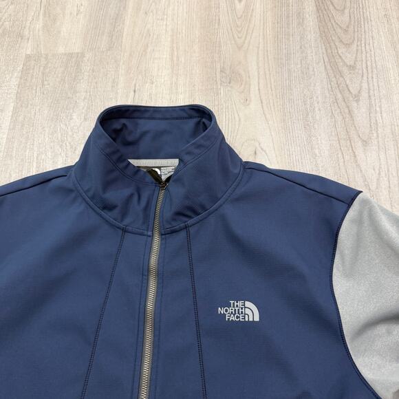 The North Face Kadet Jacket Men's Extra Large XL Blue Gray Soft Shell Outdoors - Picture 3 of 8